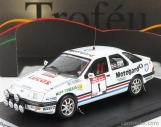 Trofeu Ford england Sierra Xr 4x4 (night Version) N 1 Rally New Zealand 1987 S.blomqvist - B.cederberg 1:43 Bílá