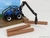 Bburago New holland T7.315 Tractor 2016 1:50 Modré Dřevo
