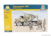 Italeri Truck Autocannone 2-axis 3ro s vojenským delom 90/53 Aa 1:72 /