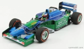 Minichamps Benetton F1 B194 Ford Mild Seven (auto Michaela Schumachera 1994 majstra sveta) Demonštračná jazda Gp Belgium Spa 2017 Mick Schumacher 1:18 Modrozelená