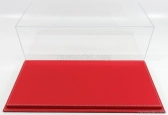 Atlantic Vetrina display box Molhouse Base In Pelle Rossa - Leather Base Red - Lungh.lenght Cm 51 X Largh.width Cm 24 X Alt.height Cm 19 (altezza Interna 15.3 Cm) 1:12 Plastový Displej