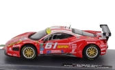 Edicola Ferrari 458 Italia Gt3 4.5l V8 Team Aim Motorsport N 61 24h Daytona 2013 Giancarlo Fisichella - Jeff Segal - Toni Vilander 1:43 Červená Bílá