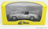 Umelecký model Ferrari 250 California Lwb Spider America Ch.1451 N 18 Winner Nassau Memorial Trophy Race 1959 B.grossman 1:43 Strieborný