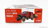 Miniart Chevrolet K-51 Radio Truck s prívesom Vojenský 1951 1:35 /