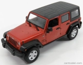 Maisto Jeep Wrangler Unlimited 2015 1:24 medená s čiernou