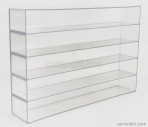 Vetrina display box Accessories Espositore Aperto - For Auto 1/43 1/64 - Cars Not Included - Lungh.lenght Cm 36.8 X Largh.width Cm 6.7 X Alt.height Cm 24.3 (altezza Utile Tra I Ripiani Cm 4.5 Inner Height Among Shelves) 1:43 /