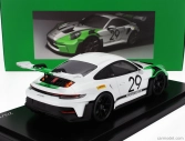 Spark-model Porsche 911 992 Gt3 Rs N 29 Racing Coupe Jo Siffert Tribute 2023 - Con Vetrina - S vitrínou 1:18 bielo-zelená