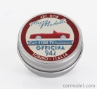 Officina-942 Fiat 1100/103 Trasformabile Cabriolet Open 1953 1:160 Červená