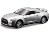 Bburago Nissan GT-R (R35) 1:64 strieborná