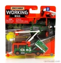 Matchbox GMC C8500 Top Kick Tree Trimming Truck 2006 1:64 Zelená oranžová biela