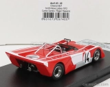 Trofeu Chevron B21 N 14 Víťaz 6h Nova Lisboa 1972 C.santos - R.heavens 1:43 Červená biela