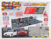 Re-el toys Alfa romeo Pista Componibile - With 2x Giulia Quadrifoglio Slot Cars - Lego Compatibile 1:87 /