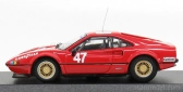 Najlepší model Ferrari 308 Gtb N 47 Winner Vallelunga 1978 C.facetti 1:43 Red