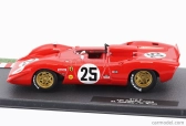 Edicola Ferrari 312p 3.0l Spider Team Sefac N 25 2. 12h Sebring 1969 Mario Andretti - Chris Amon 1:43 Červená