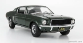 Greenlight Ford usa Mustang Gt390 Coupe 1968 - Bullit - Steve Mcqueen 1:18 Tmavo zelená Highland