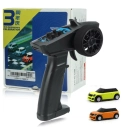Turbo Racing 1/76 On-Road RC Car RTR (fluor. zelená + červená)