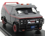Greenlight GMC Vandura Cargo G.series Van - A-team - 1983 1:43 Černá Červená