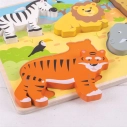 Bigjigs Toys Hrubé vkládací puzzle safari