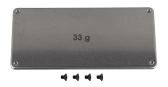 RC10B6.4 FT 33 g závažie pod reguláciu, oceľové, 1 ks