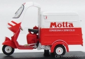 Italeri Piaggio Ape B150 Van Furgone Pubblicitario Consegna A Domicilio Motta 1954 1:32 bielo-červená
