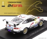 Spark-model Porsche 911 996 3.6l Gt3 Rs Team Freisinger Motorsport N 50 Winner 24h Spa 2003 Stephane Ortelli - Marc Lieb - Romain Dumas 1:43 Biela čierna červená