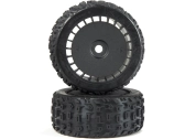 Arrma kolo s pneu dBoots Katar T Belted 6S, černé (2)