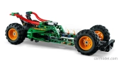 Lego Truck Lego Technic - 2 v 1 - Monster Jam Dragon Pull Back - 217 dielikov - zelená