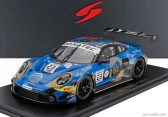 Spark-model Porsche 911 992 Gt3 R 4.2l Team Phantom Global Racing N 23 24h Spa 2024 Jaxon Evans - Joel Eriksson - Thomas Preining 1:18 Blue