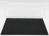 Atlantic Vetrina display box Stuttgart Base Effetto Fibra Di Carbonio Nera - Carbon Fiber Effect Base Black - Lungh.lenght Cm 52.0 X Largh.width Cm 25.0 X Alt.height Cm 15.0 (altezza Interna Cm 14.3) 1:12 Plastový Displej