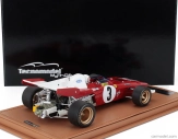 Tecnomodel Ferrari F1   312b2 N 3 Zandvoort Gp (with Pilot Figure) 1971 Clay Regazzoni - Con Vetrina - With Showcase 1:18 Červená Bílá