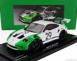 Spark-model Porsche 911 992 Gt3 Rs N 29 Racing Coupe Jo Siffert Tribute 2023 - Con Vetrina - S vitrínou 1:18 bielo-zelená