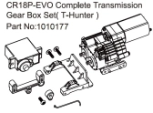 HBP240317 - (1010177) Gear Box T-Hunter - EVO 1:18