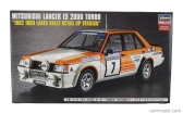 Hasegawa Mitsubishi Lancer Ex 2000 Turbo N 7 Rally 1000 Lakes 1982 Pentti Airikkala - Juha Piironen 1:24 /