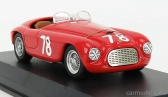 Art-model Ferrari 166mm Barchetta Ch.0034 N 78 2nd Coppa D'oro Di Sicilia 1951 P.marzotto 1:43 Červená