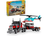 LEGO Creator - Nákladné auto s plošinou a vrtuľník