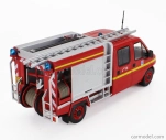 Edicola Citroen Jumper Doble Cabine Centre De Secours De L'aisne Hasičské auto 2002 1:43 Červená biela strieborná