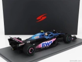 Spark-model Renault F1  A523 Team Bwt Alpine N 10 7th Monaco Gp 2023 Pierre Gasly 1:18 Modrá Růžová