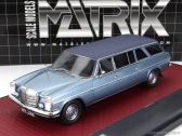 Matrix scale models Mercedes benz V114 Lwb Crayford Estate 1971 1:43 Světle Modrá Met