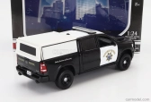 Motor-max Dodge Ram 1500 Pick-up Laramine Crew Cab California Highway Patrol Police 2019 1:27 Černá Bílá