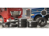 Italeri doplňky - TRUCK RUBBER TYRES (8x) (1:24)