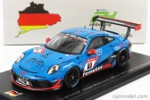 Spark-model Porsche 911 991-2 Gt3 Cup Team Huber Motorsport N 80 Winner Sp7 Class 24h Nurburgring 2021 H.wehrmann - U.berg - M.van Ramshorst - A.mies 1:43 Modrá Černá