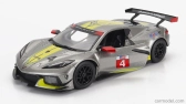 Bburago Chevrolet C8.r 6.2l V8 Team Corvette Racing N 4 Racing 2021 1:24 sivo-žltá
