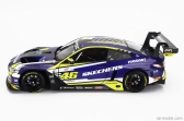 Minichamps BMW 4-series M4 Gt3 Team Wrt N 46 (first Podium) 2nd Race 2 Fanatec Gt World Challenge Europe Brands Hatch 2023 - Valentino Rossi - Maxime Martin 1:18 Fialová Žlutá Černá