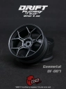 DS Racing Drift Feathery 5Y Spoke disky ( Gunmetal ) 2 ks