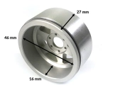 Kovové Beadlock CNC disky Absima Metsafil 1.9 Gun Black/Silver, 2 ks