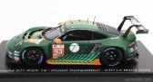 Spark-model Porsche 911 991 Rsr-19 4.2l Team Proton Competition N 93 24h Le Mans 2022 Michael Fassbender - Matt Campbell - Zacharie Robichon 1:43 Zelená Černá
