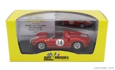 Art-model Ferrari 330p 4.0l V12 Spider Team Maranello Concessionaires N 14 2nd 24h Le Mans 1964 J.bonnier - G.hill 1:43 Red