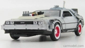 Welly De lorean Time Machine - Back To The Future 3 - Ritorno Al Futuro 3 1:24 Silver