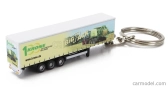 Universal hobbies Trailer Portachiavi - Prívesok na kľúče Rimorchio Telonato Krone Big-pack For Truck - cm. 5.8 1:250 Yellow Green