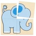 Goki Puzzle a pamäťová hra Divoké zvieratá